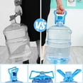 thumbnail image 7 of 5 Gallon Water Jug Handle Carrier Purified Water Jug Ergonomic Grip Handle Labor Saving Water Bottle Lift Handle Non-Slip Tilting Proof Water Bottle Carrier for 5 Gallon Bottle Caps, Blue, 1 Pack, 7 of 7