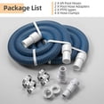 thumbnail image 4 of 1.5 Inch 5 Foot Pool Filter Pump Hose Kit for Above Ground Pool Vacuum Skimmer, 4 of 8