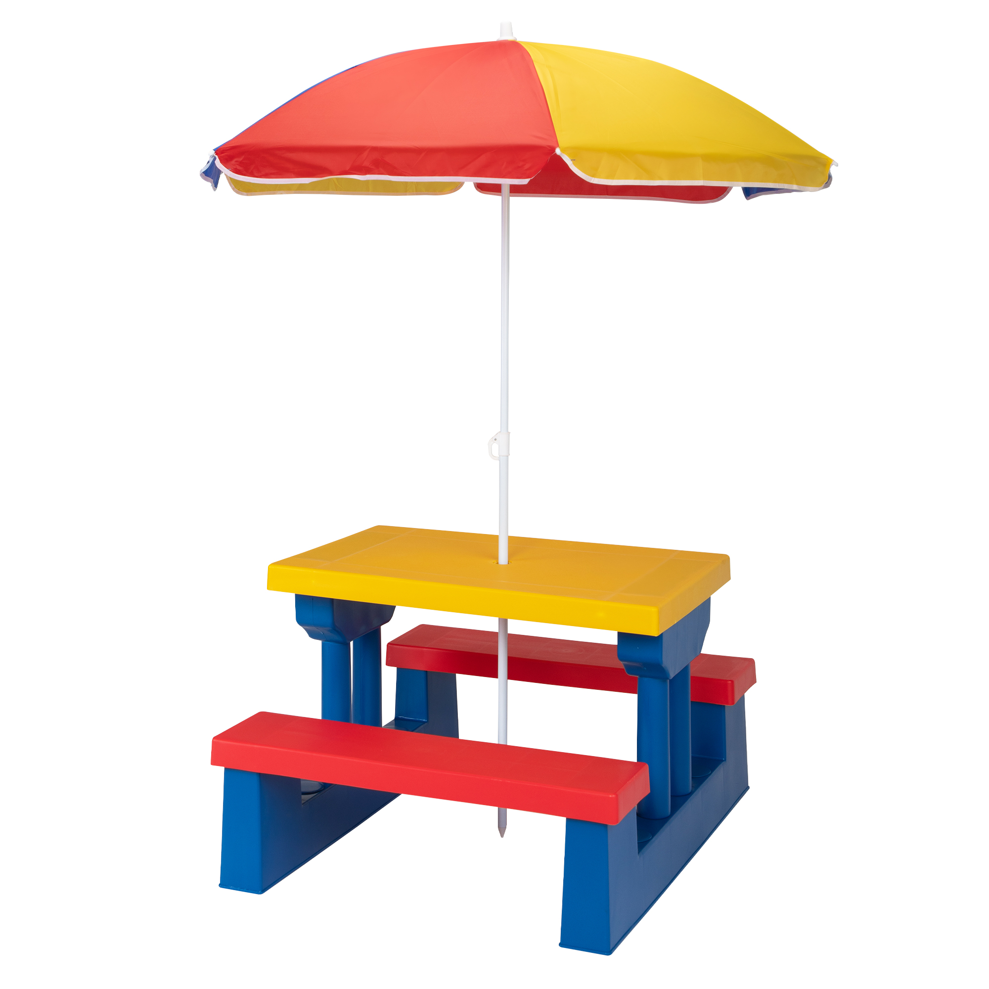 Cfowner Kids Picnic Table Set W/Removable Umbrella Indoor Outdoor Garden Patio - image 3 of 6