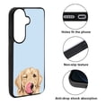 thumbnail image 2 of WIRESTER Shockproof Soft Rubber Cover Case for Samsung Galaxy S26+ / S26 Plus 6.7" 2026, Animal Winking Golden Retriever On Light Blue Background, 2 of 5