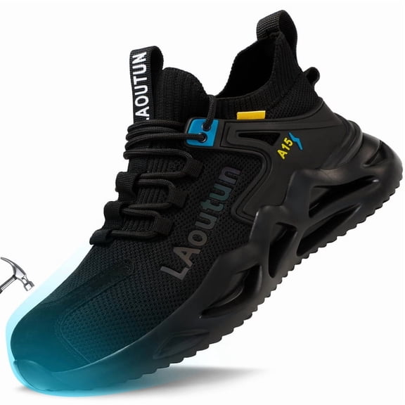 Steel Toe Shoes for Men Work Shoes Safety Shoes Lightweight Puncture Proof Indestructible Work boots