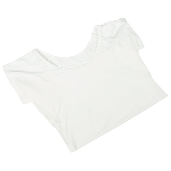 WRISTBIQUE Comfortable Women T-shirt Sweat Absorption White 1Set