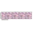 thumbnail image 3 of Ambesonne Floral Design Fabric by the Yard, Romance Flowers Print, 2 Yards, Dark Magenta Pale Pink, 3 of 5