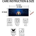 thumbnail image 6 of 54x18 Inches Nativity Scene Christmas Eve Window Treatment Valance Birth of Jesus Star of Bethlehem Shabby Manger Kitchen Bathroom Living Room Decorations Polyester Rod Pocket, 6 of 6