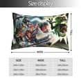 thumbnail image 4 of Ghostbusters 3 Movie Pillowcase Cushion Pillow Covers With Hidden Zipper Pillow Case Decor For Bed Dorm Sofa Couch Car 20"x30", 4 of 8