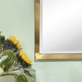 thumbnail image 2 of TEHOME Gold Metal Framed Pivot Rectangle Bathroom Mirror 24x36", 2 of 7