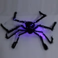 thumbnail image 4 of Araña brillante de Halloween flexible gigante duradera negra decoración de araña de Halloween terror suave para fiesta de Halloween en interiores y exteriores ANGGREK Otros, 4 of 8