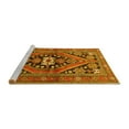 thumbnail image 2 of Ahgly Company Machine Washable Indoor Rectangle Persian Yellow Traditional Area Rugs, 3' x 5', 2 of 4