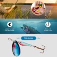 thumbnail image 4 of Cebos de pesca de lentejuelas giratorias de metal Spinning Lure Fishing Swimbait (Azul) Ehuebsd Para estrenar, 4 of 9