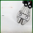 thumbnail image 3 of 8-Inch Compact Steel Wire Cutter - Heavy-Duty Mini Cable Cutter for Cutting Steel Wires, Nails, Ropes & Seals - Durable High-Quality Steel Construction - Easy-to-Use Design for Professionals & DIY, 3 of 6