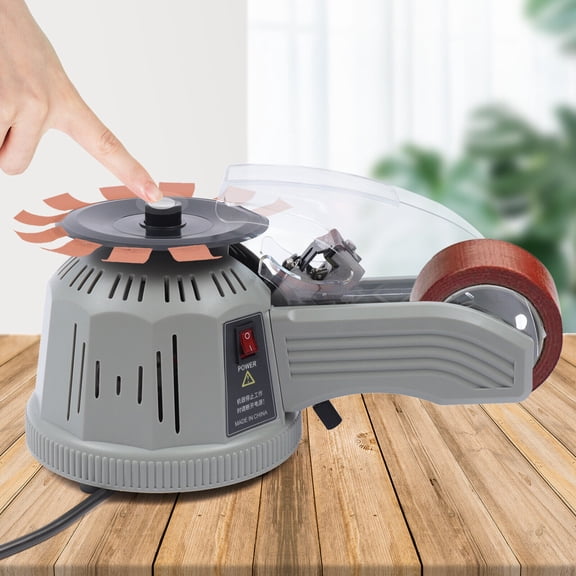 ZCUT-2 Automatic Tape Dispenser Electric Adhesive Tape Cutter Machine 110V 25W for Offices, Warehouses