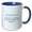 Blue/White, variant on 3drose, Lethologica and Its Meaning Typography, 15oz Mug