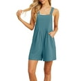thumbnail image 3 of Cueply Rompers for Women Short Overalls Casual Summer Adjustable Strap Shorts Jumpsuit with Pockets, 3 of 7