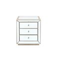 thumbnail image 7 of 16.5" D Silver Mirrored 3 - 4 Drawer Chest for Bedroom, Easy to Maintain, 7 of 7