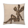 thumbnail image 1 of Ahgly Company Indoor Square Contemporary Throw Pillow, 18 inch by 18 inch, 1 of 5