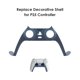 thumbnail image 5 of Carcasa frontal del controlador para Sony PS5 Gamepad, tira decorativa, cubierta de piel, 5 of 6