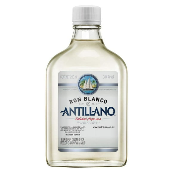 Pack de 4 Ron Antillano Blanco 250 ml