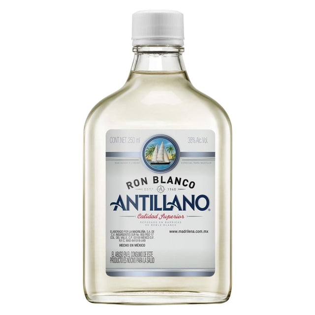 Caja de 24 Ron Antillano Blanco 250 ml Antillano Blanco