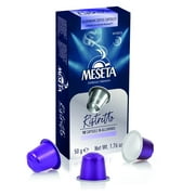 Meseta Ristretto 100 pcs Nespresso Compatible Aluminium Coffee Capsule Pack -For Use in Nespresso Essenza, Pixie, Citiz, Inissia, Lattissima,  Maestria, other Nespresso Original Machines - 100 ct