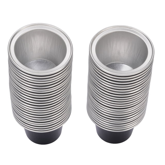 50 Piezas De Cápsulas De Café Espresso Recargables De Aluminio Para Originales, Vainas De Café Espresso Reutilizables Con Calcomanías De Focas De Aluminio 50 Tazas, 50 Tapas