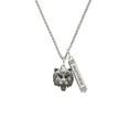 thumbnail image 2 of Delight Jewelry Silvertone Large Bear - Mascot Silvertone Mother Daughter Bar Charm Necklace, 23", 2 of 4