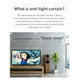 thumbnail image 6 of Projection Anti-Light Curtain 16:9 60 84 100 106 120Inch 3d HD Outdoor Indoor Portable With Holes Projector Screen ,High Absorbance, 6 of 6