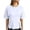 #0500-White, variant on Women's Cotton Tees Crew Neck Waist Pleat Relaxed Cutting Plain Weave Daily Shirts Basic Tops Shopping Rest Gathering Outing Wear