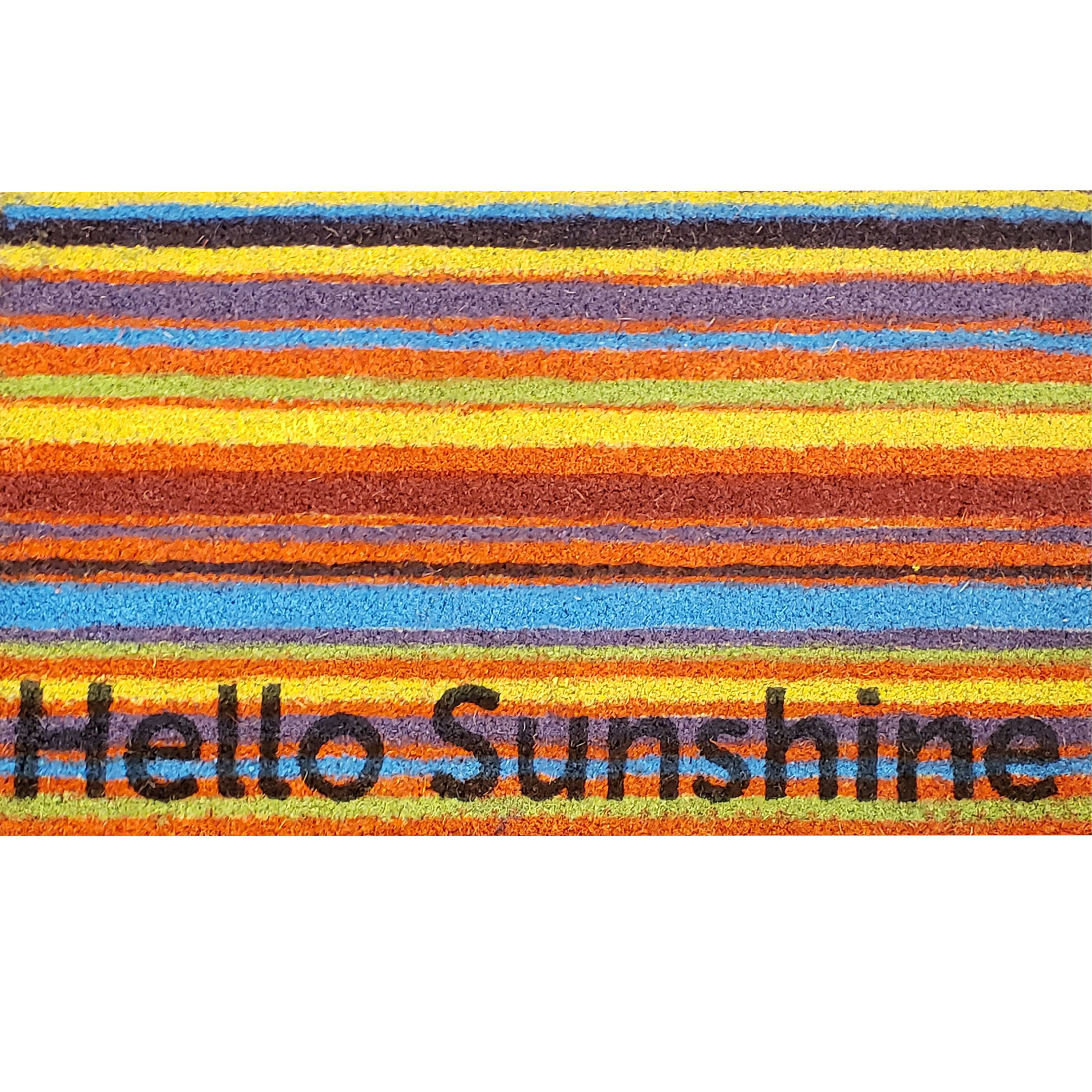 Coir Doormat Hello Sunshine