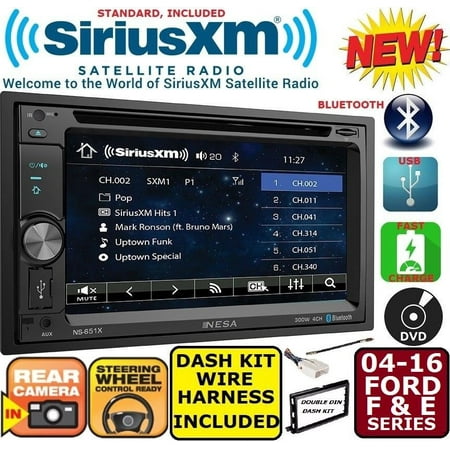 Reference Series Stereo - 2004-2016 FORD F & E SERIES BLUETOOTH TOUCHSCREEN CD/DVD USB CAR RADIO STEREO