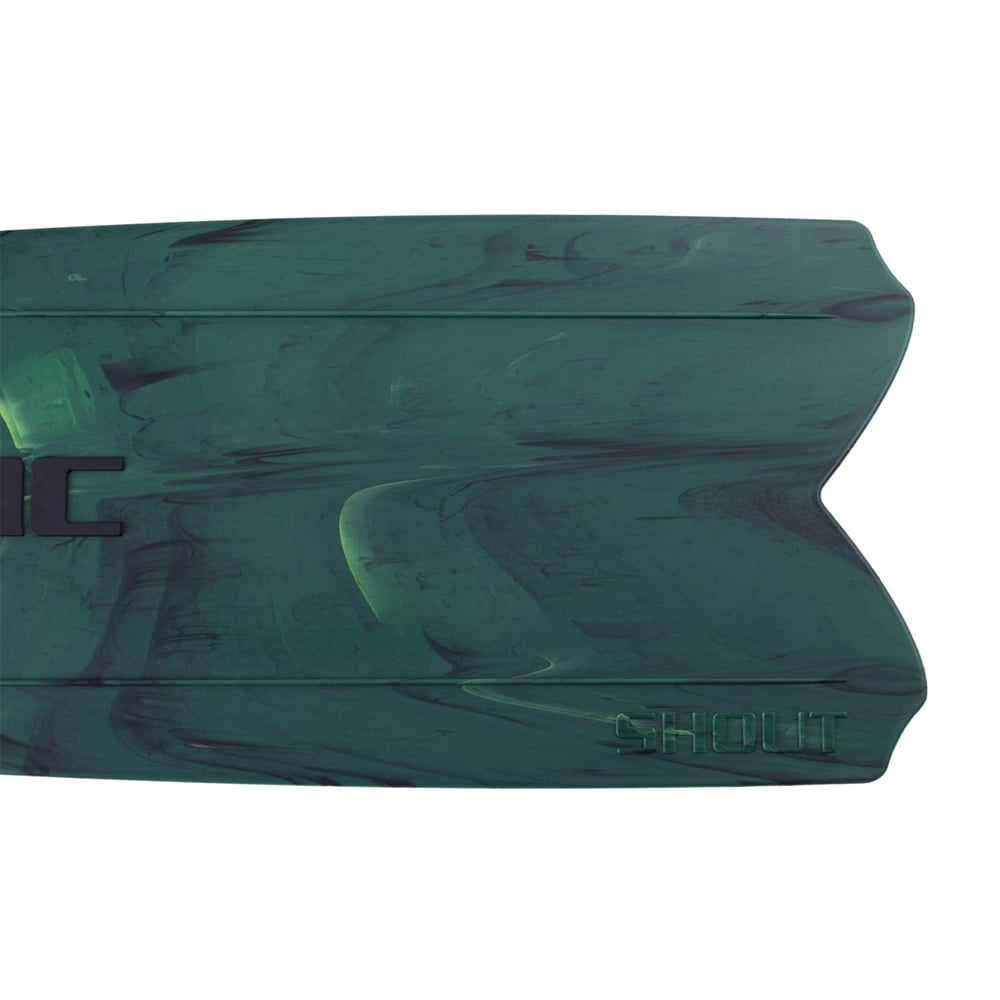 SEAC Shout Swim Fins for Scuba Diving and More, Size 9.5 to 10, Green
