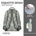 thumbnail image 5 of Elegant Paisley Design Backpack - Ideal Paisley Gift for Her & Him, Spacious College Bookbag with Tablet Pocket, Lightweight Yet Durable Construction, Perfect for Commuting to School or Work, 5 of 6