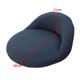 thumbnail image 4 of Estirar la funda Funda De Asiento De Silla Shell Conferencias Hotel Comedor Funda Antipolvo Azul Oscuro Azul oscuro Magideal Estirar la funda, 4 of 7