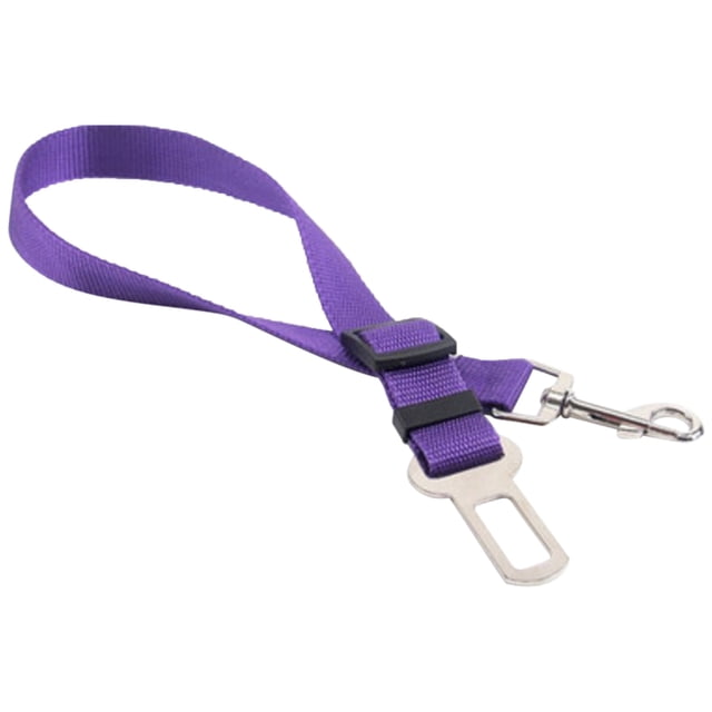 Xihbxyly Cinturón de Seguridad para Perros, Ajustable, de Nailon, con Gancho Metálico Resistente, Universal para Coche, para Perros Pequeños y Grandes, con Sujeción para Asiento Trasero, 70 Cm de Lar