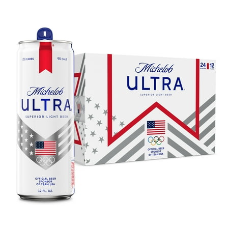 Michelob ULTRA Superior Light American Lager Beer, 24 pack, 12 fl oz Aluminum Cans, 4.2 % ABV