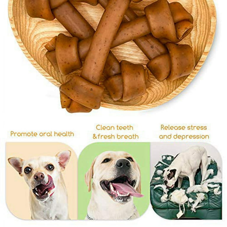 Jungle Calling Rawhide Free Dog Chews Peanut Butter Bones Dog Treats with Cranberry Easy to Digest