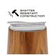 thumbnail image 3 of BALIBETOV Nuevo Set de Mate - Calabaza Moderna para Yerba Mate de 350 ml - Pared Doble de Acero Inoxidable 18/8 - Incluye Dos Bombillas y un Cepillo de Limpieza (Madera, 12), 3 of 8