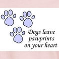 thumbnail image 3 of CafePress - Blue Dogs Leave Pawprints On Your Heart Ash Grey T - Women's Classic T-Shirt, 3 of 4