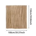 thumbnail image 2 of XINGAG Vertical Striped Throw Blanket, 39x59in Soft Bed Cover Sofa Blanket, Portable Lightweight Blanket for Bedroom Sofa Indoor Home Outdoor Camping Use, 2 of 3