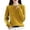 Yellow, variant on Women's Long Sleeve Pullovers Sweater Women's Round Neck Loose Casual Knit Bottoming Coat
