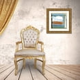 thumbnail image 3 of Gordon, Sharon 12x12 Gold Ornate Wood Framed with Double Matting Museum Art Print Titled - Blue and Green II, 3 of 4