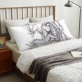 thumbnail image 5 of Bixox Dragon Nest Sketch Print Body Pillow Cover with Zipper Closure, Cozy Fuzzy Fleece Body Pillow Case Cover 20 x 54 Inches,Long Body Pillow Pillowcase, 5 of 6