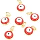 thumbnail image 1 of 50 dijes de aleación de esmalte chapados en oro de 18 quilates, colgantes de ojo turco de la suerte para hacer joyas, pulseras, collares y pendientes para mujer., 1 of 9