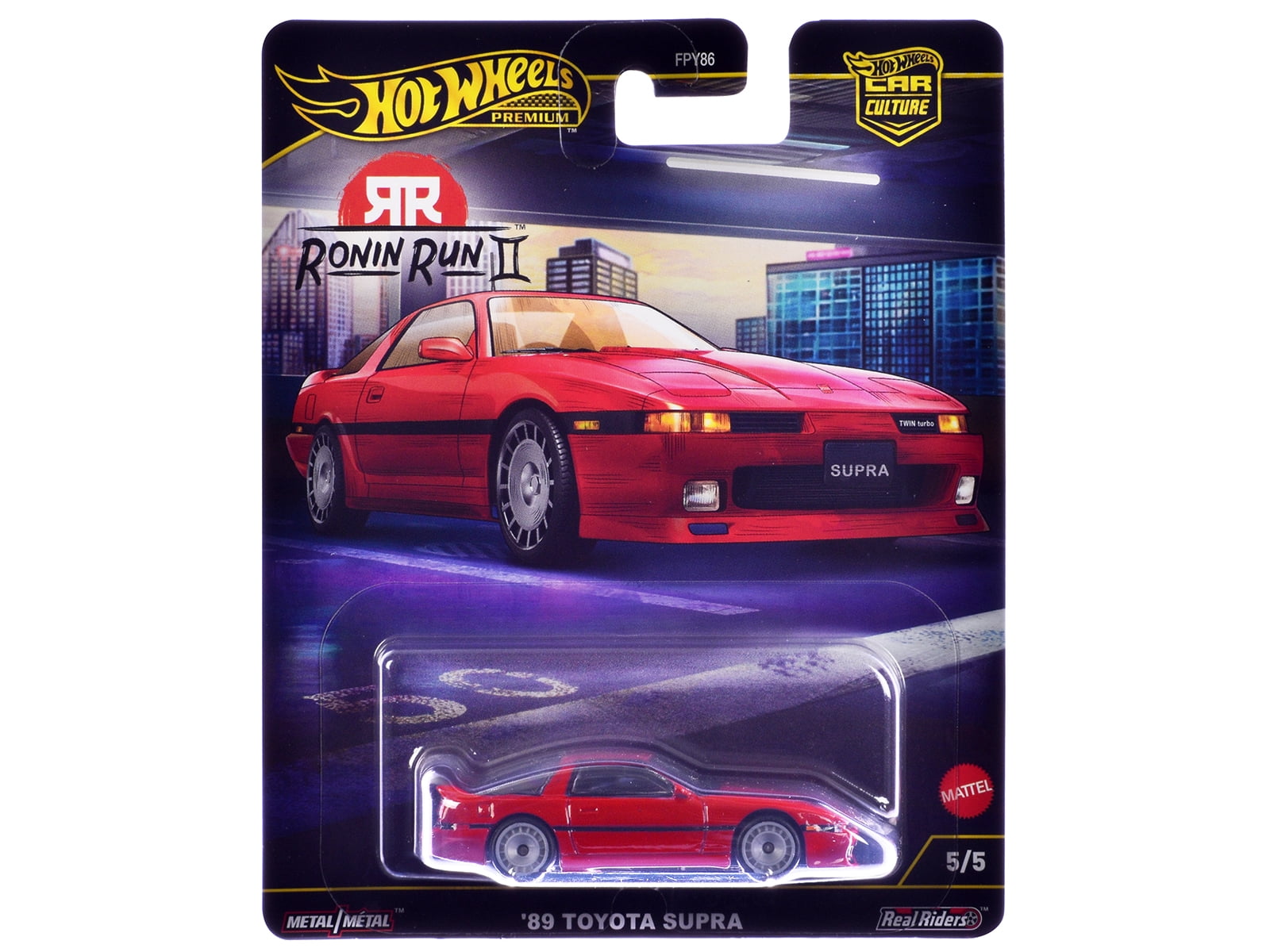 "Ronin Run II" 5 piece Set "Car Culture" 2025 Series M Diecast Model Cars by Hot Wheels