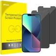 thumbnail image 1 of Protector de pantalla de privacidad JeTech para iPhone 13 mini de 5,4 pulgadas, paquete de 2, 1 of 7