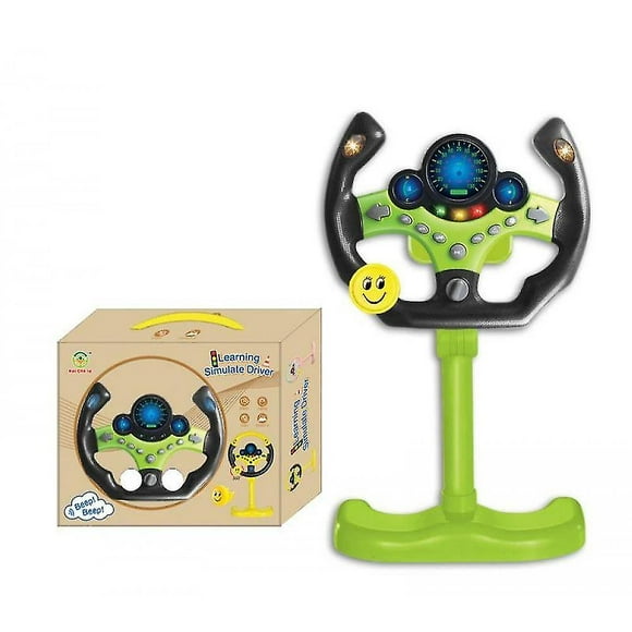 Volant de Simulation Électrique avec Lumière et Son Jouet Éducatif pour Enfants Cadeau