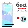 thumbnail image 1 of For Realme C51 Glass Screen Protector Film Glass For Realme C51 Full Glue Lens Camera Film, 1 of 5