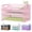 Pink 3 Tier Pack of 1, variant on 3 Tier Green Letter Tray Paper Organizer With Handle Mesh Desk Sorter File Rack Shelves
