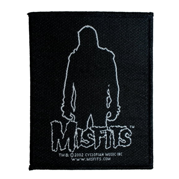 Misfits Danzig Silhouette Patch Punk Rock Band Music Woven Sew On Applique