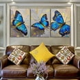 thumbnail image 2 of Hieng Unframed Wall Art Canvas Butterfly Insect Original Art Animal Oil Painting Small Mural, 2 of 6