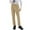 Khaki, variant on zbxnLI Kids Boys Dress Pants Slim School Uniform Pants Elastic Waist Pull on Suit Trousers with Pockets